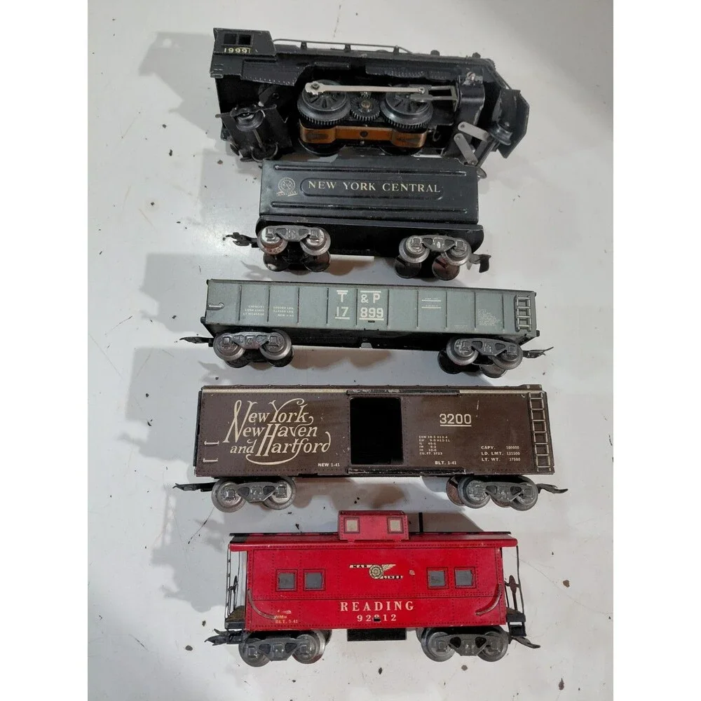 Marx Electric O Gauge Model Railroad New York Central 999 2-4-2 Steam Engine Set